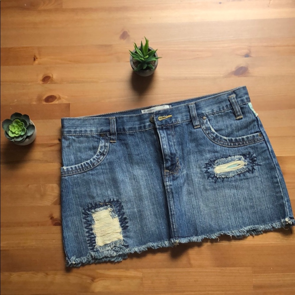 Rip curl • jean skirt